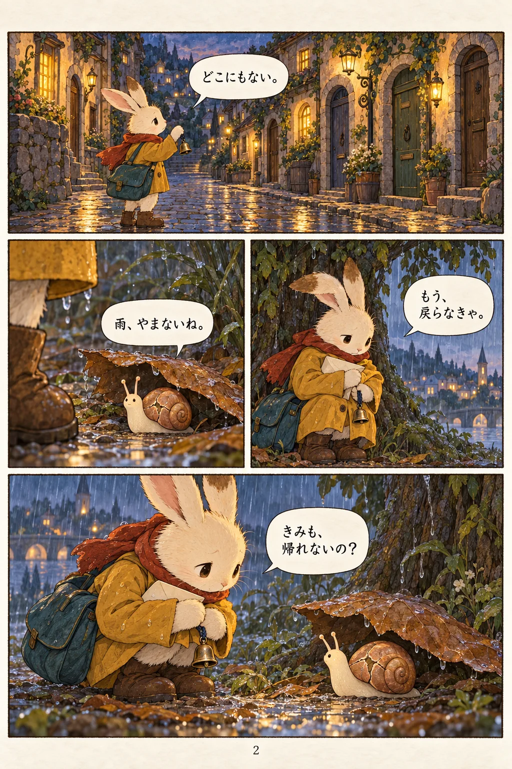 余白の配達 2ページ
